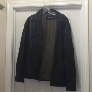 Good, leather jacket, small, black, Today’s Man